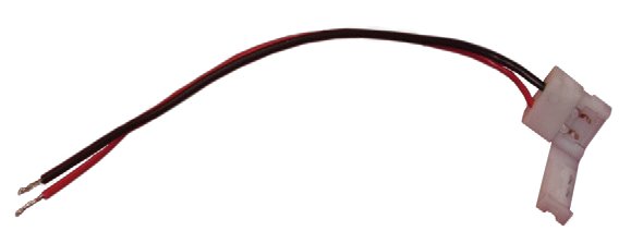 8. Conector solderless para enlazar varias secciones de tiras LED.