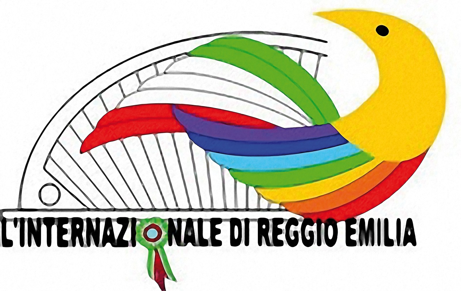 Emblema de la exposición internacional de Reggio Emilia.