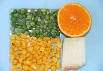 Diferentes alimentos que contienen luteína y zeaxantina en cantidades variables. Foto: Rafael Cuevas.