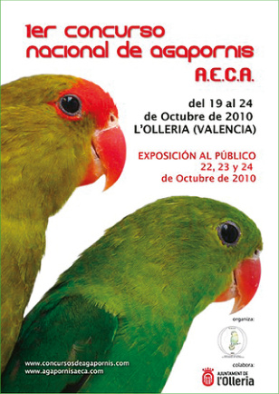 Cartel del primer concurso nacional AECA, L’Ollería 2010.