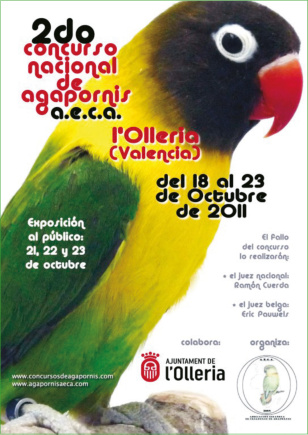 Cartel del segundo concurso nacional AECA, L’Ollería 2011.