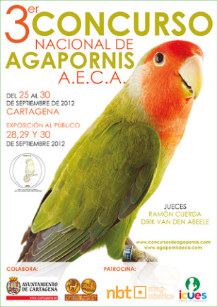 Cartel del tercer concurso nacional AECA, Cartagena 2012.