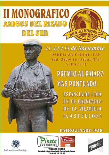 Cartel del II Monográfico Amigos del Rizado del Sur.