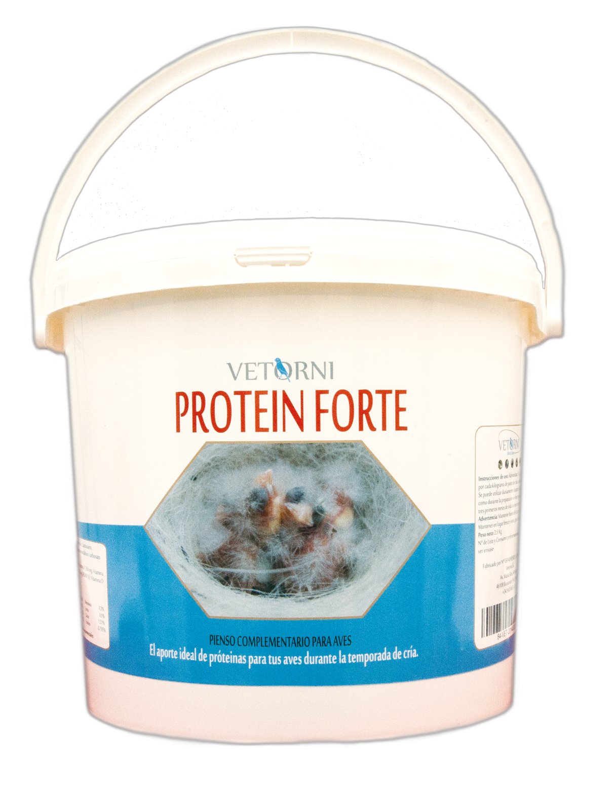 Suplemento proteico, en base a lactosuero y ovoalbúmina.