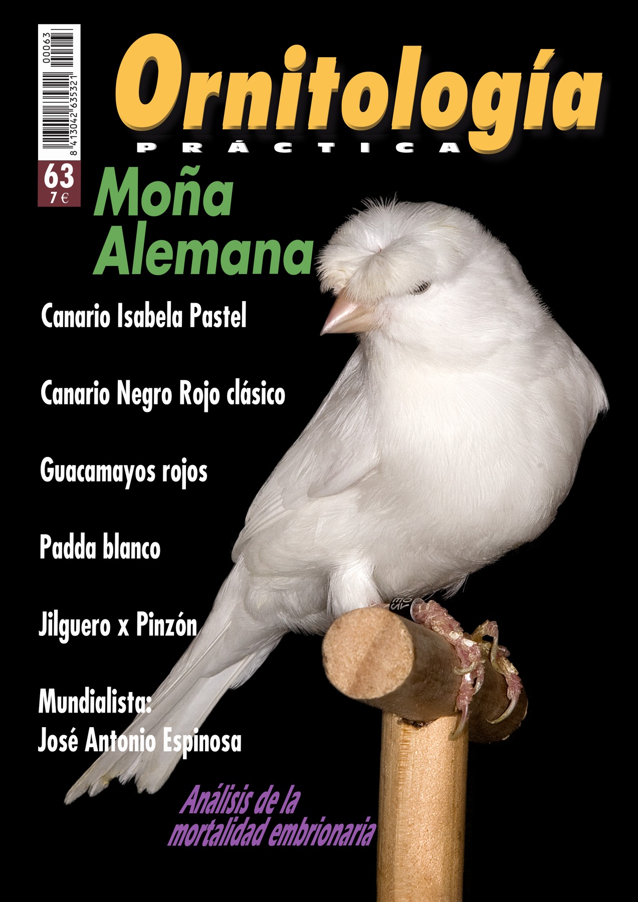 Portada de Ornitología Práctica nº 63